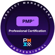 PMP professional certification badge